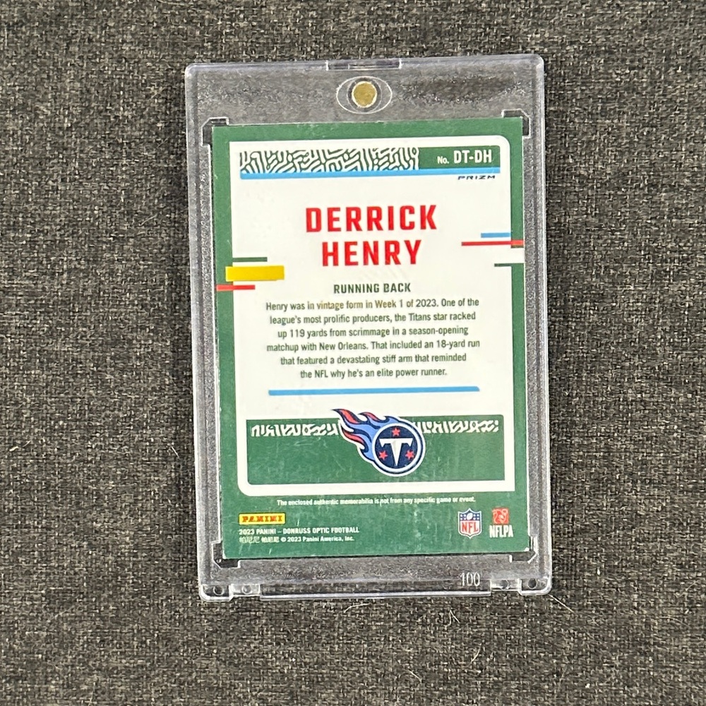 Derrick Henry Patch Prizm - Picture 5 of 6